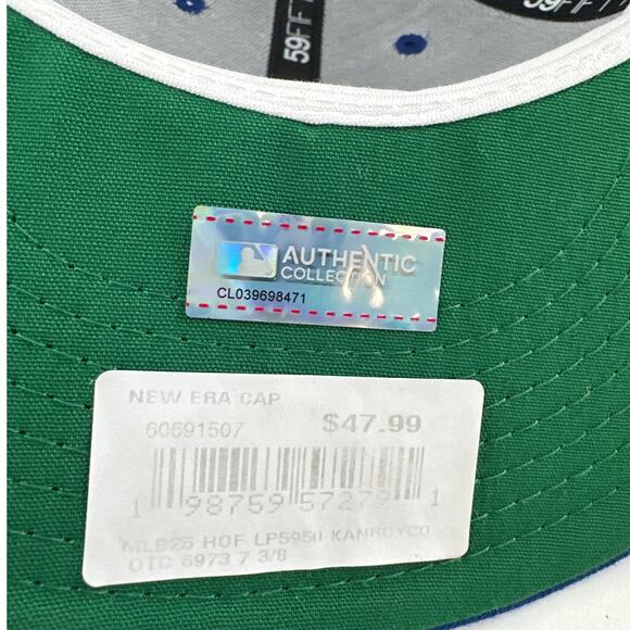 New Era Blue Kansas City Authentic Collection 59FIFTY Fitted Hat Size 7 3/8 - Picture 6 of 11